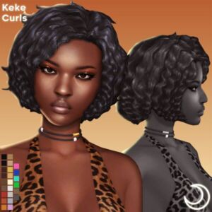 Keke Curls By Imvikai Sims 4 CC