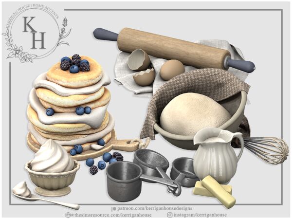 KHD Creme Set Sims 4 CC