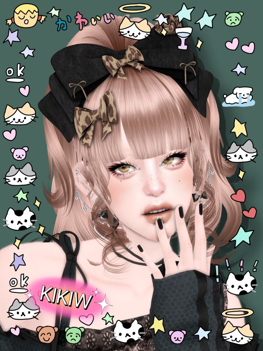 Stylish New Female Hair from Kikiw.studio 1 Stylish New Female Hair from Kikiw.studio Sims 4 CC