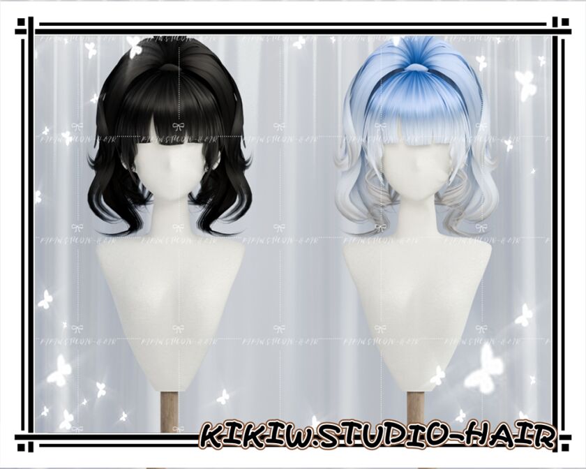 Stylish New Female Hair from Kikiw.studio 5 sims 4 cc kikiwstudio hair 20241220 2