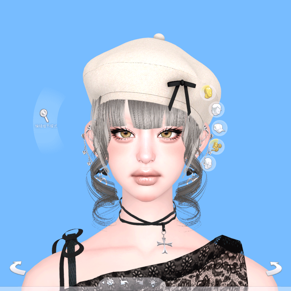 Stylish New Female Hair from Kikiw.studio 4 sims 4 cc kikiwstudio hair 20241220 4