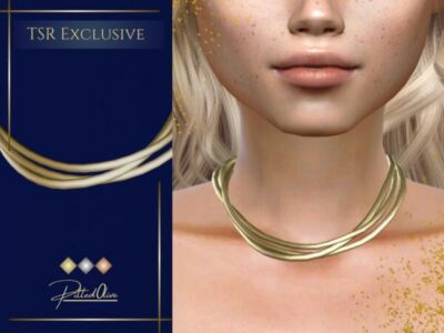 Elegant Kingsley Necklace for Sims Sims 4 CC