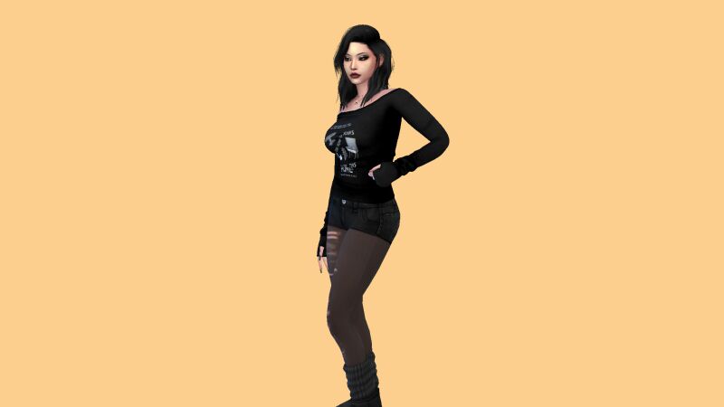 sims 4 cc kira by sim ish 3