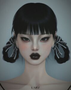 Stylish Double Plaited Doll Hairstyles Sims 4 CC