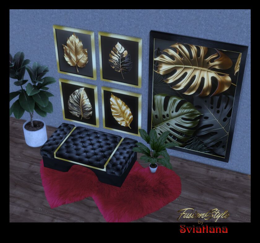Stunning Large Decor Set by Fusionstyle 1 Stunning Large Decor Set by Fusionstyle Sims 4 CC