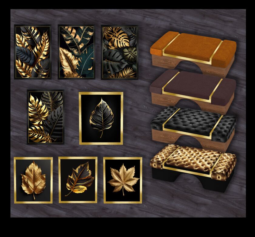 Stunning Large Decor Set by Fusionstyle 2 sims 4 cc large decor set by fusionstyle by sviatlana 2