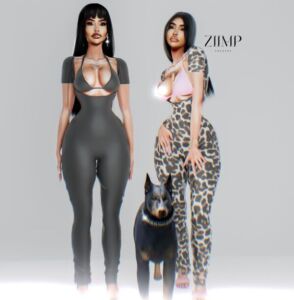 Lick ME UP Bodysuit – Stylish and Sporty Sims 4 CC