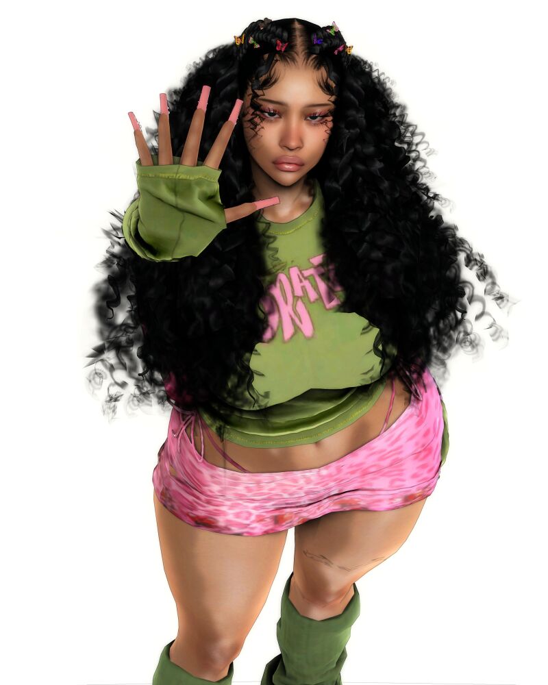Linda By Deepmoon 3 sims 4 cc linda by deepmoon 2