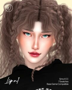 LIP N1 by Wildrosespixls Sims 4 CC