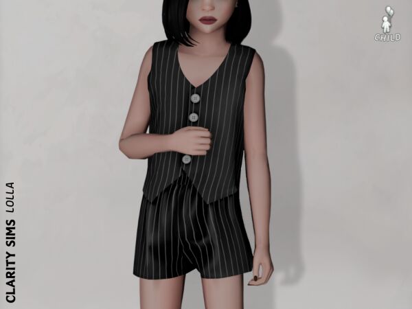 Lolla - Outfit for Kids 1 Lolla – Outfit for Kids Sims 4 CC