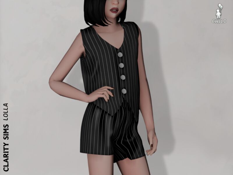 Lolla - Outfit for Kids 4 sims 4 cc lolla outfit child 2