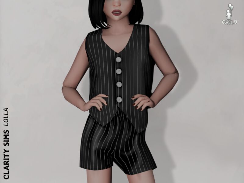 Lolla - Outfit for Kids 5 sims 4 cc lolla outfit child 3