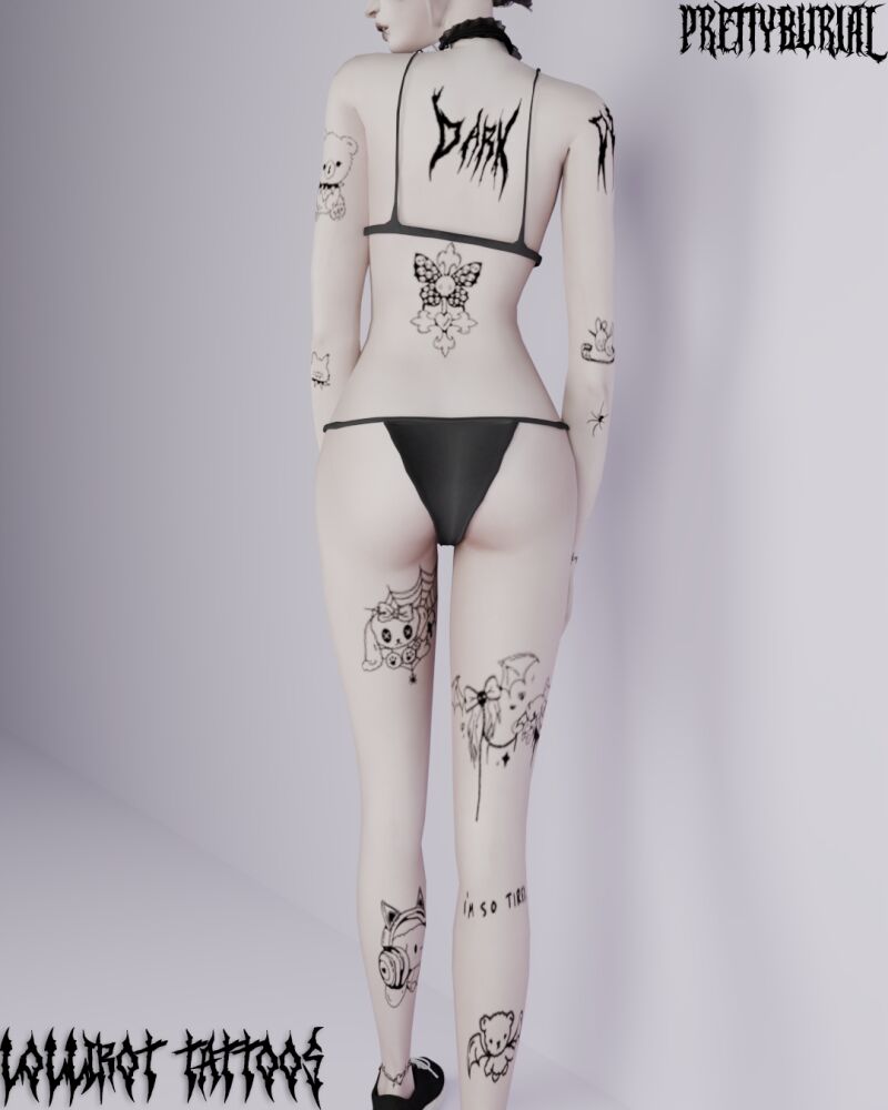 sims 4 cc lollirot tattoos by prettyburial 2