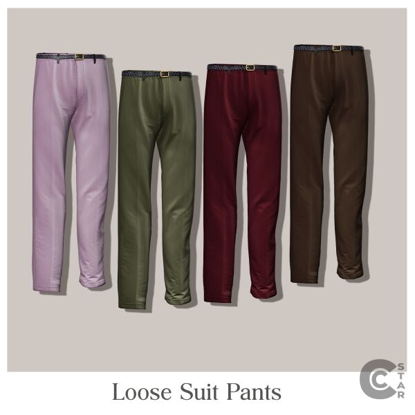 Loose Suit Pants - Cool Content Star 1 Loose Suit Pants – Cool Content Star Sims 4 CC
