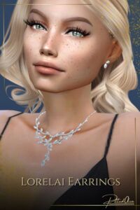 Stunning Lorelai Earrings for Formal Occasions Sims 4 CC