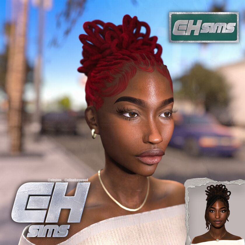 Lotus Locs – Hair [Early Access] Sims 4 CC