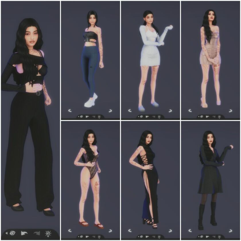 sims 4 cc lou maryam 2