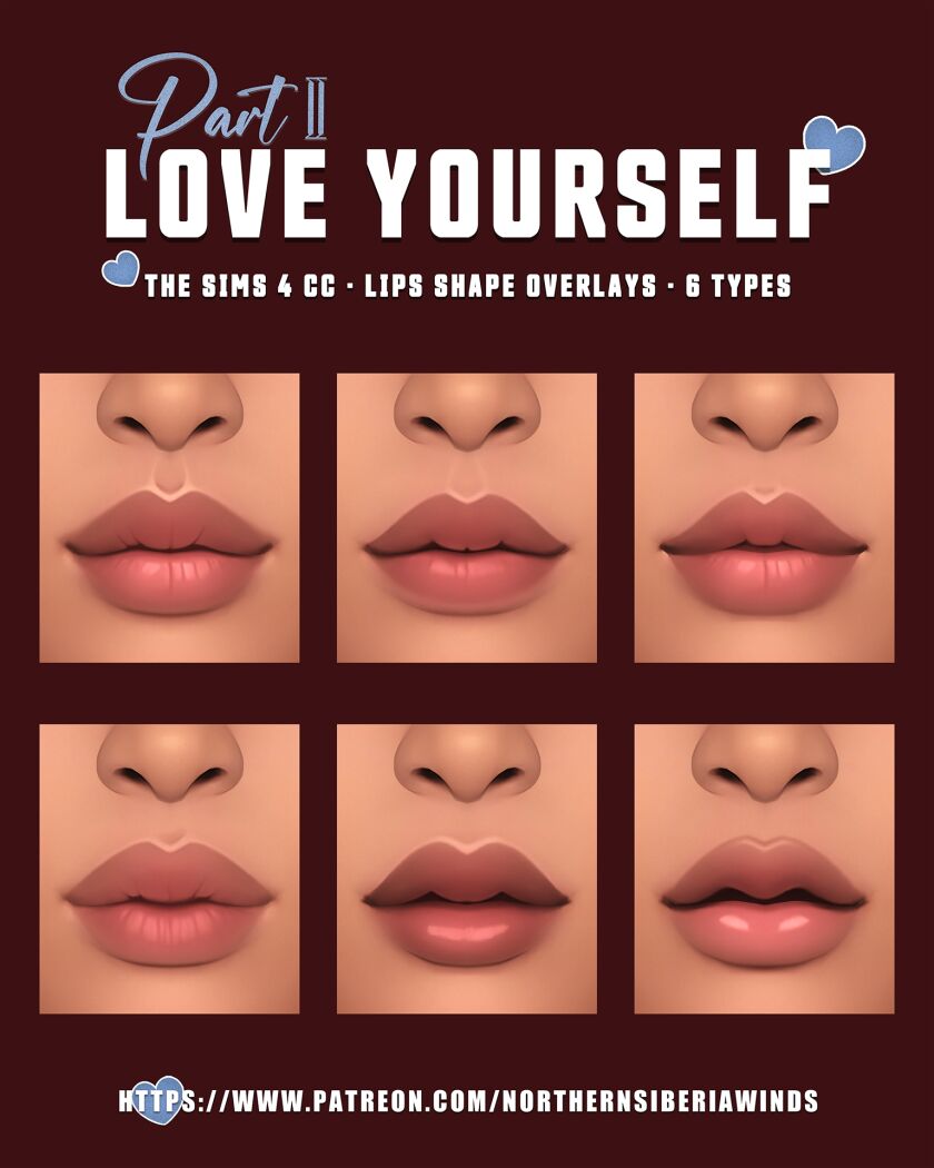 Love Yourself: Skin Details Part 🩵 7 sims 4 cc love yourself skin details part 2