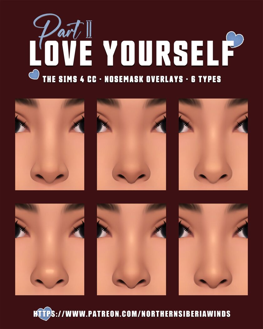 Love Yourself: Skin Details Part 🩵 4 sims 4 cc love yourself skin details part 5