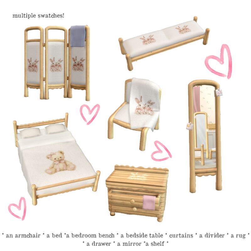 sims 4 cc lovely time together set by tamsie 2