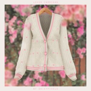Lover Cardigan By Daisypixels Sims 4 CC