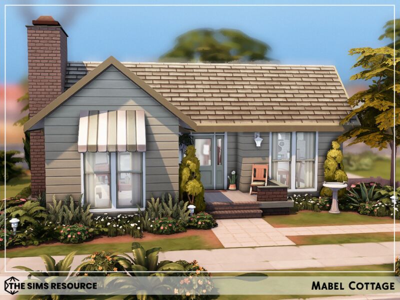 Mabel Cottage: A Charming Simple Home 9 sims 4 cc mabel cottage by sharon337 2