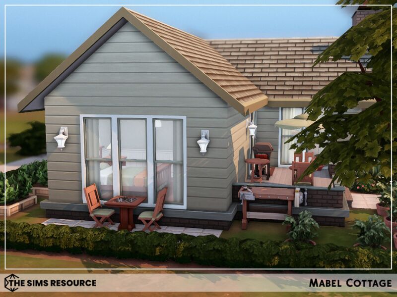 Mabel Cottage: A Charming Simple Home 6 sims 4 cc mabel cottage by sharon337 5