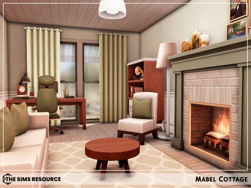 Mabel Cottage: A Charming Simple Home 5 sims 4 cc mabel cottage by sharon337 7
