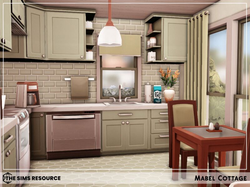 Mabel Cottage: A Charming Simple Home 3 sims 4 cc mabel cottage by sharon337 9