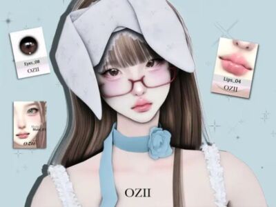 Stunning Makeup Set by Ozii Sims Sims 4 CC