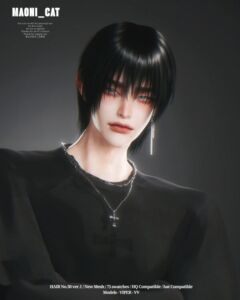 Stylish Male Hair No.30 Release Sims 4 CC