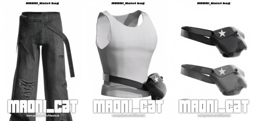 sims 4 cc maoni catstar hole jeans set 3