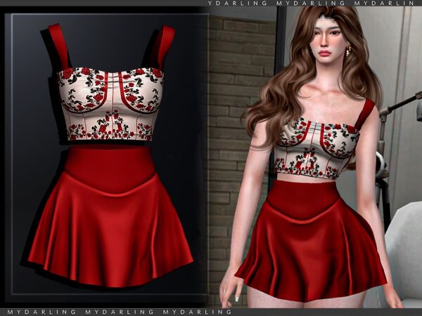 Chic Marsam Dress for Adults 1 Chic Marsam Dress for Adults Sims 4 CC