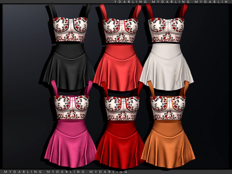 Chic Marsam Dress for Adults 2 sims 4 cc marsam dress adult by mydarling20 2