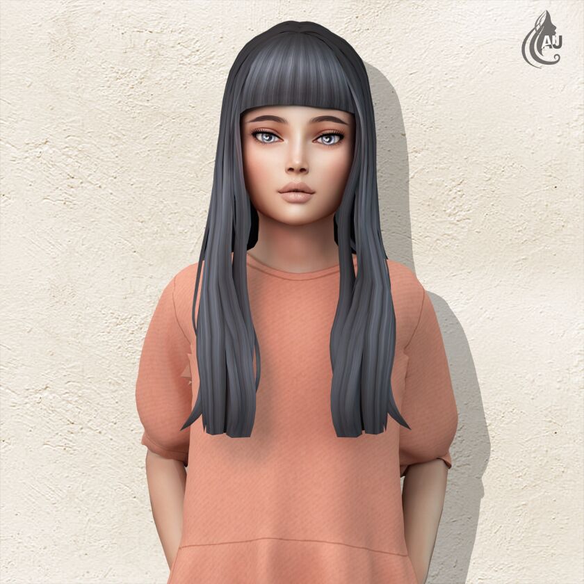 Maxis Match Hairstyle For Kids (Free) 1 Maxis Match Hairstyle For Kids (Free) Sims 4 CC