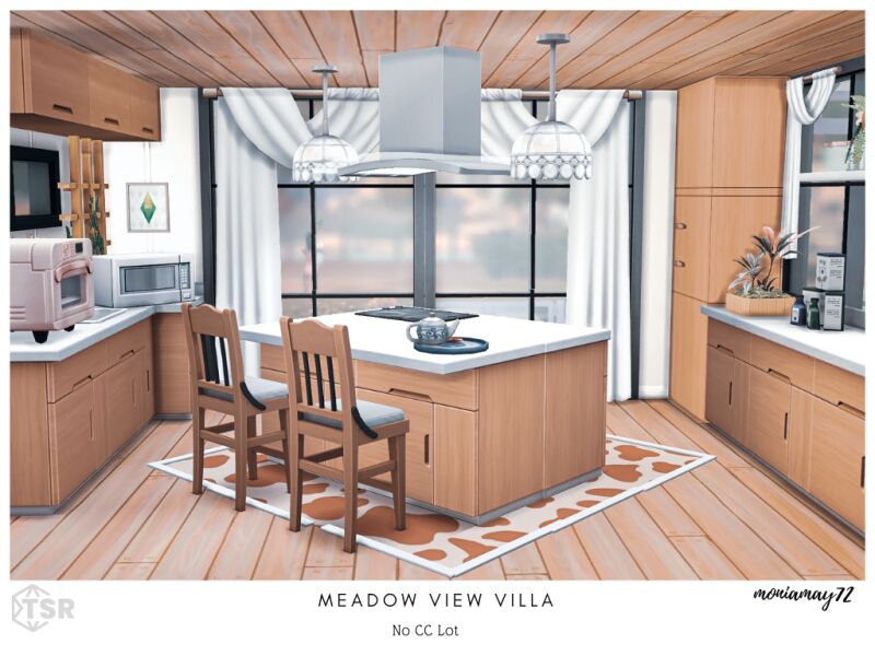 Charming Meadow View Villa 4 sims 4 cc meadow view villa nocc 5