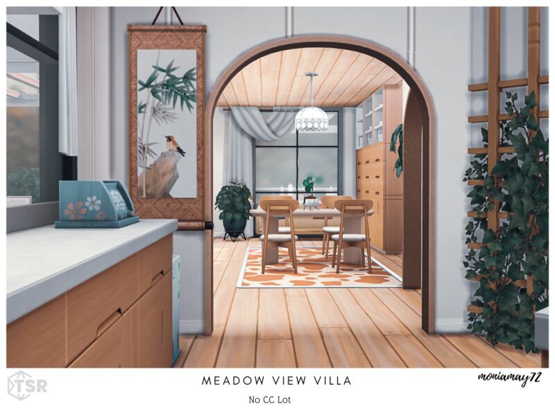 Charming Meadow View Villa 2 sims 4 cc meadow view villa nocc 6
