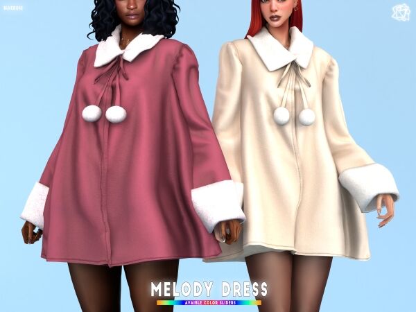 Stunning Melody Dress by Brsims 1 Stunning Melody Dress by Brsims Sims 4 CC
