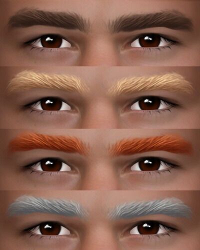 Mercernary Brows by Golyhawhaw 2 sims 4 cc mercernary brows by golyhawhaw 2