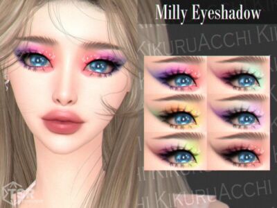 Milly Eyeshadow Sims 4 CC