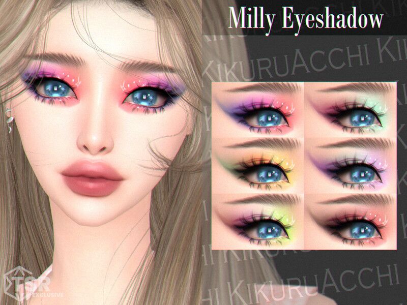Milly Eyeshadow 1 Milly Eyeshadow Sims 4 CC