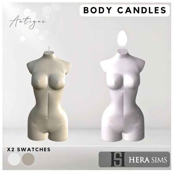Minimal Body Candles 1 Minimal Body Candles Sims 4 CC