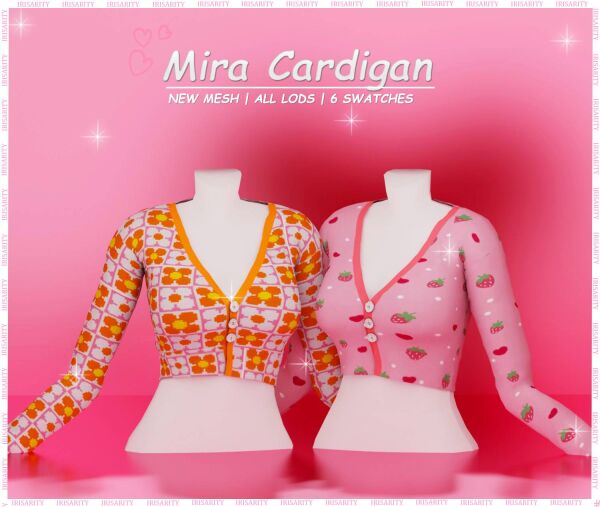 Mira Cardigan ♡ By Irisarity 1 Mira Cardigan ♡ By Irisarity Sims 4 CC