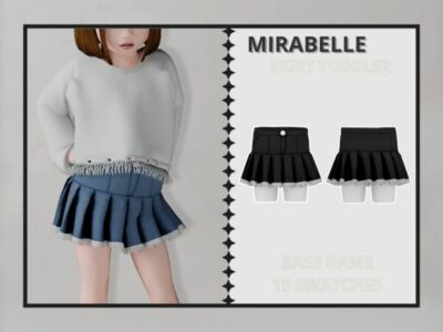 Mirabelle Toddler Skirt – New Mesh Sims 4 CC