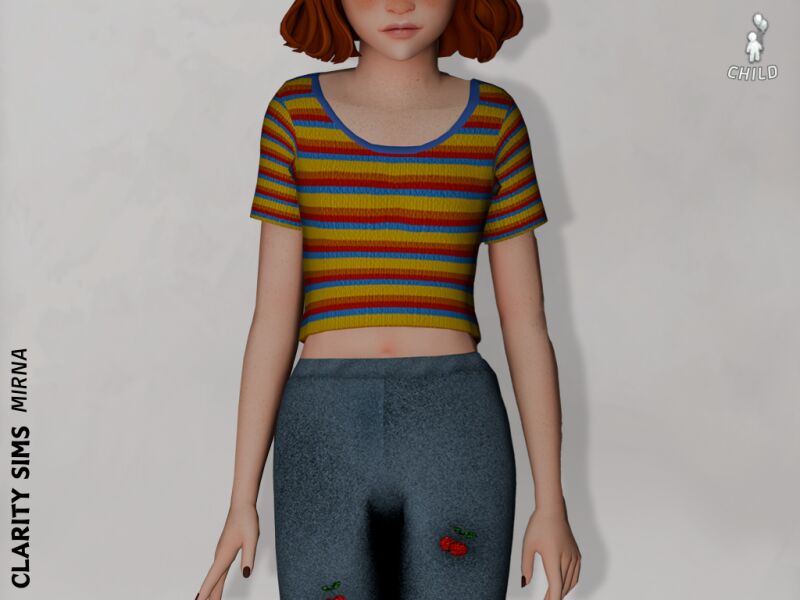 sims 4 cc mirna top child 3