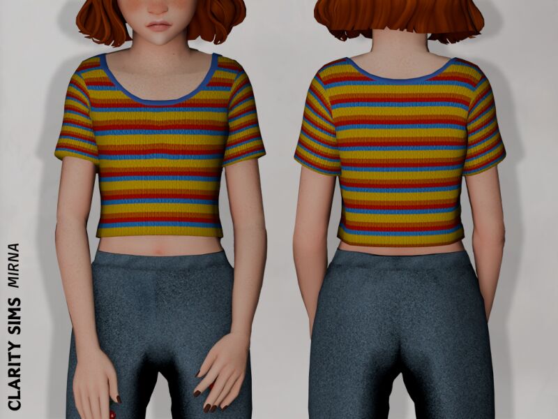 sims 4 cc mirna top child 4