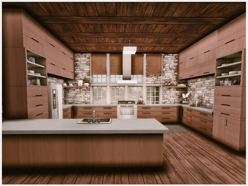Stunning MM Family Brick House 4 sims 4 cc mm family brick house by merin martini 5