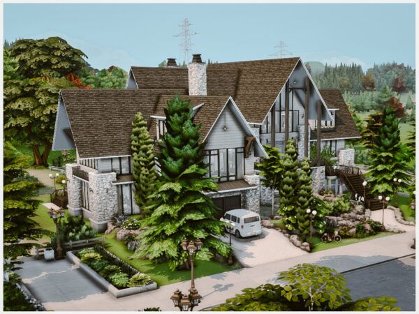 Discover MM The Stone House 1 Discover MM The Stone House Sims 4 CC