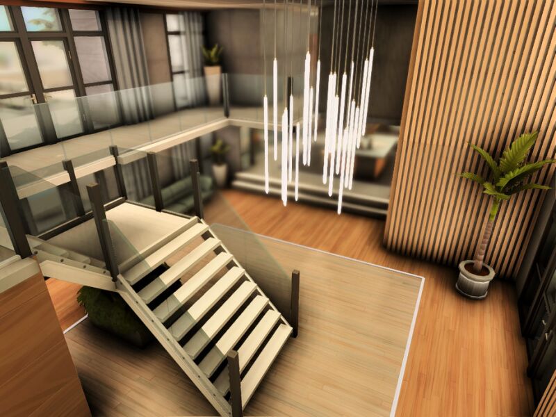 Stunning Modern Mansion Build 5 sims 4 cc modern mansion by plumbobkingdom 5