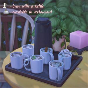 Refreshing Kettle Drinks Sims 4 CC